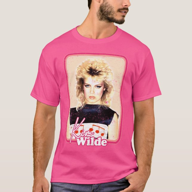 Kim Wilde  80S Aesthetic Fan Art Design  (1) T-Shirt (Front)