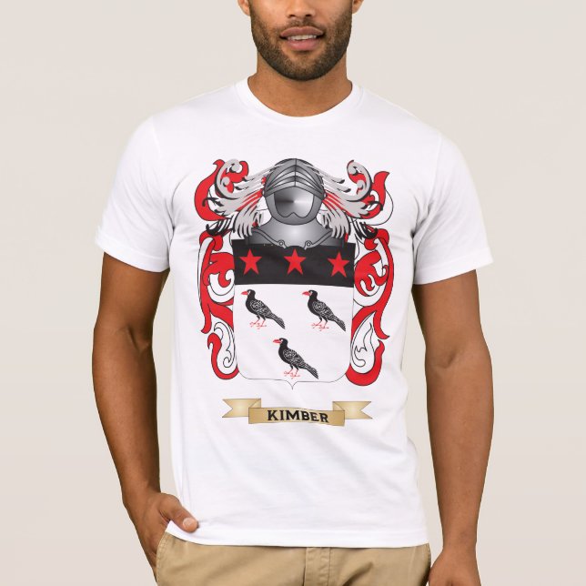 Kimber Coat of Arms (Family Crest) T-Shirt (Front)
