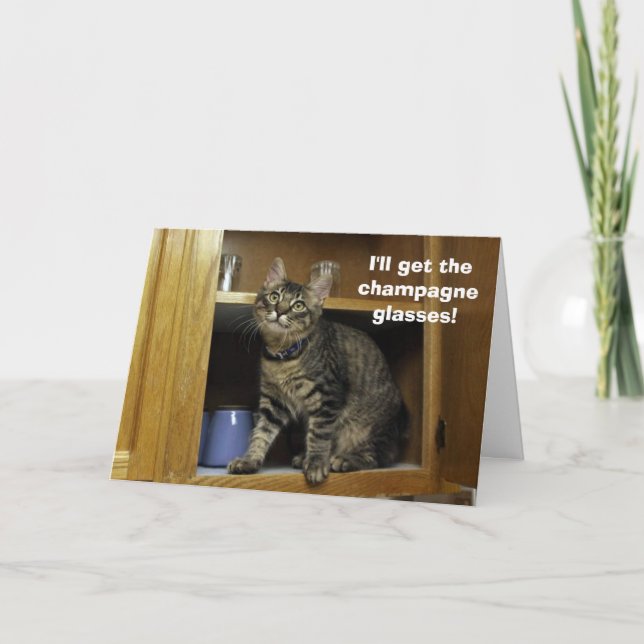 Kimber in the Cupboard Anniversary Card (Front)