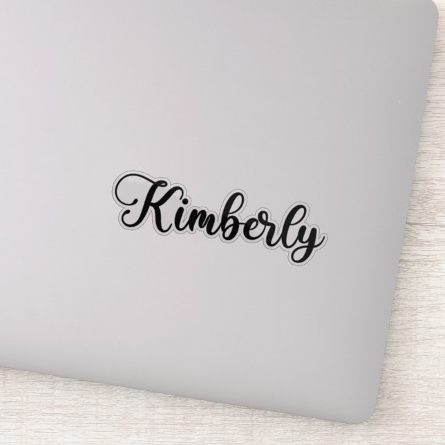 Kimberly Name - Handwritten Calligraphy (Detail)