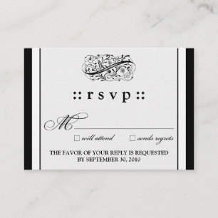 ::kimberly:: Simply Elegant 3.5"x2.5" RSVP Card