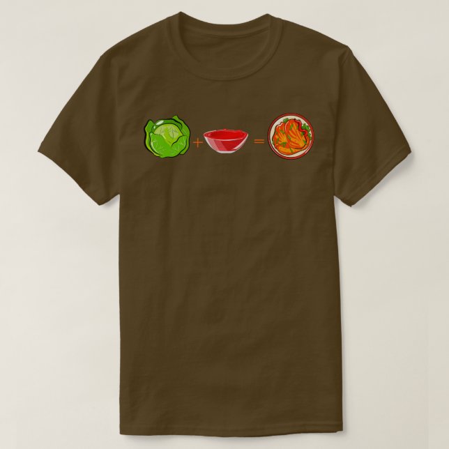 Kimchi Cabbage Red Sauce T-Shirt (Design Front)