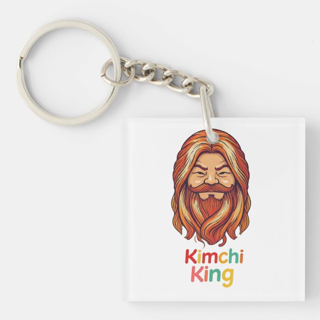 Kimchi King Key Ring (Front)