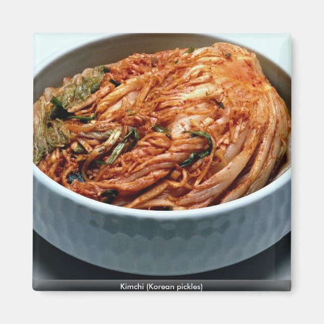Kimchi (Korean pickles) Magnet (Front)