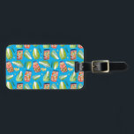 Kimchi Spicy Fun Fermentation Watercolor Luggage Tag<br><div class="desc">Check out this super cool fresh and fun fermentation pattern. Kimchi ingredients fly around on this cute tag. Customise the flip side with your name and text. Hand painted in watercolor by me for you! And be sure to check my shop for more products and designs! And of course get...</div>