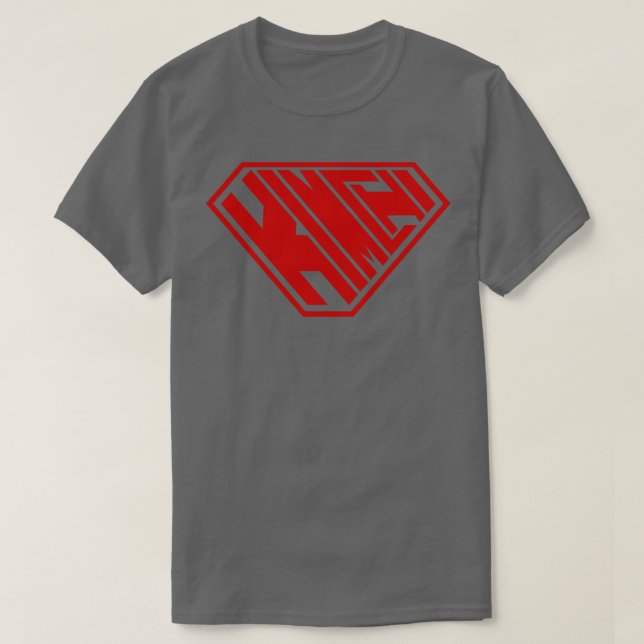 Kimchi SuperEmpowered Red T-Shirt (Design Front)