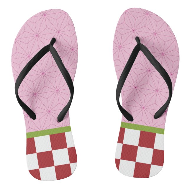 Kimetsu no Yaiba Nezuko Kamado Pair of Flip Flops (Footbed)