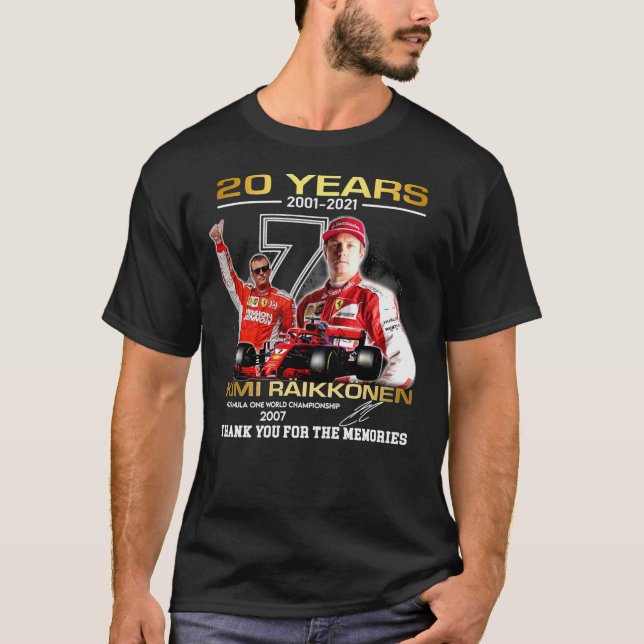 Kimi-Raikkonen 20 Years 2001-2021 Classic T-Shirt (Front)