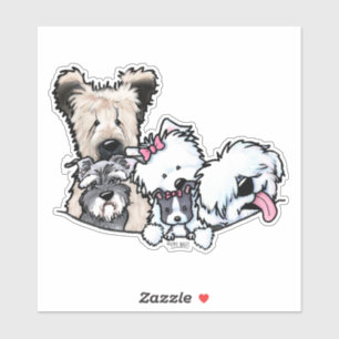 Kimmie’s Cuties Dog Lover Vinyl Sticker