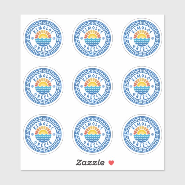 Kimolos Island, Greece Multiple Pack Sticker (Sheet)