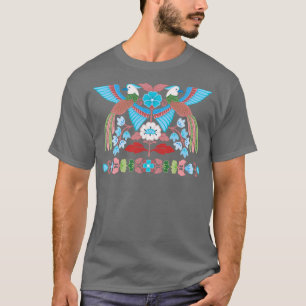 Kimono Birds cobalt T-Shirt