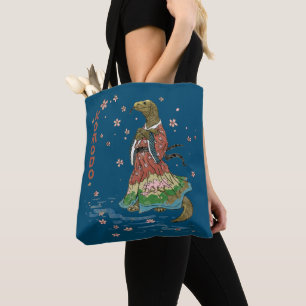 Kimono Dragon Tote Bag