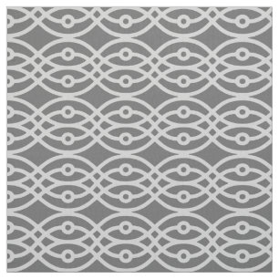 Kimono print, dark grey and silver grey fabric