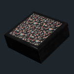 Kimono Print Wooden Gift Box<br><div class="desc">Brightly coloured kimono fabric inspired pattern design by Shelby Allison.</div>
