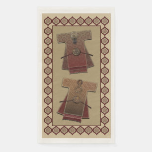 Kimonos Gold and Red Bath Napkin