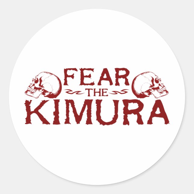 Kimura Classic Round Sticker (Front)
