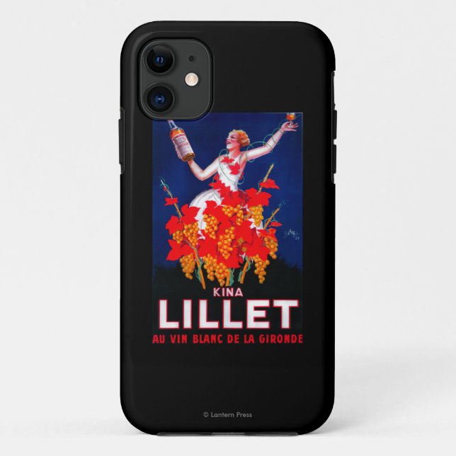 Kina Lillet Vintage PosterEurope Case-Mate iPhone Case (Back)