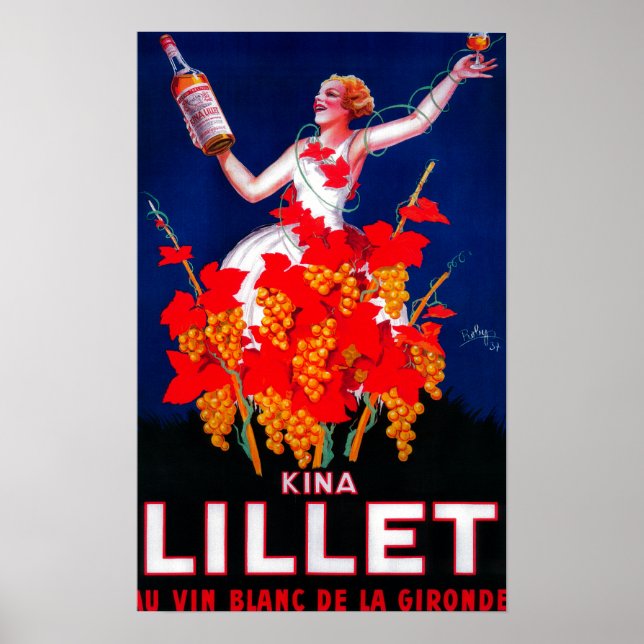Kina Lillet Vintage PosterEurope Poster (Front)