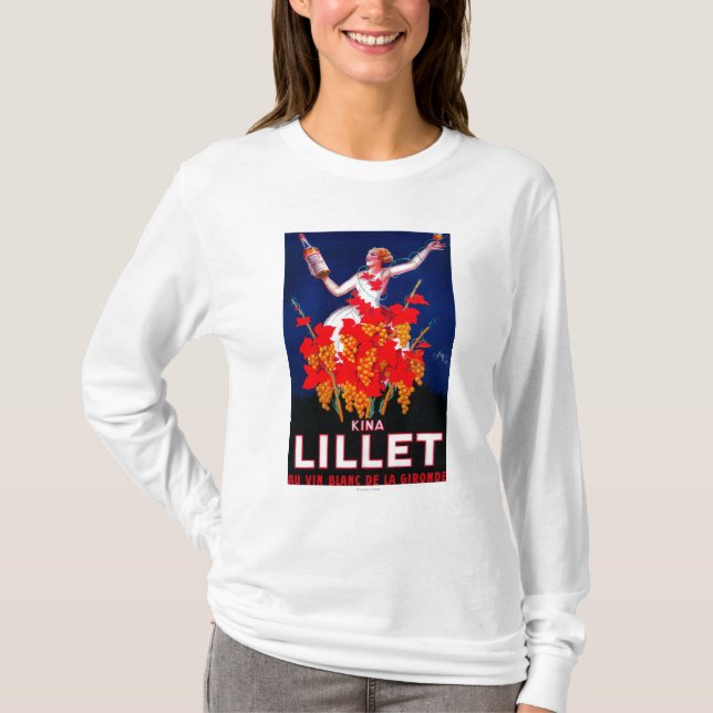 Kina Lillet Vintage PosterEurope T-Shirt (Front)
