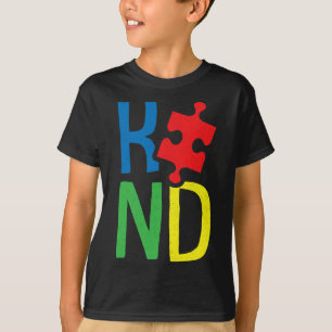 Kind Autism Awareness Puzzle By T-Shirt