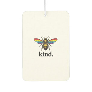 Kind Bee Vintage Rainbow Wing Shirt Design (2)_1 Car Air Freshener