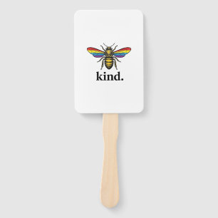 Kind Bee Vintage Rainbow Wing Shirt Design (2)_1 Hand Fan