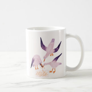 Kind Birds Gathering – Whimsical Nature Scene Coffee Mug