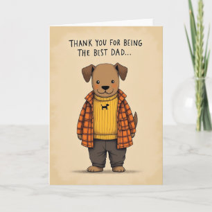 Kind Canine Fathers Day Card