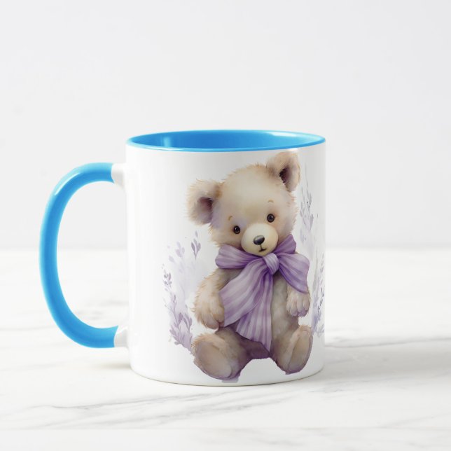  Kind Heart Gentle Bear Mug - Cute Bear Design (Left)