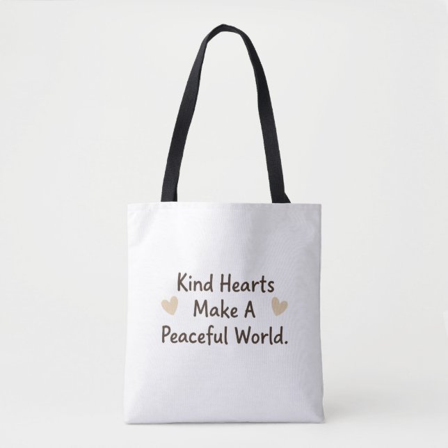 Kind Hearts Tote Bag (Front)
