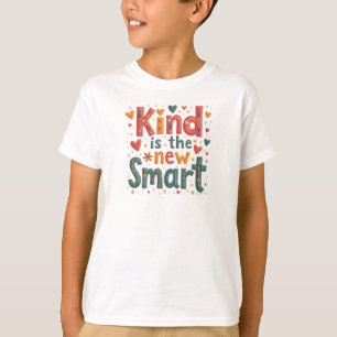 Kind is the New Smart – SEL Quote Design T-Shirt