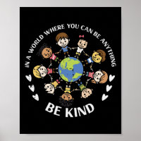 Kind Kids Earth Anti Bullying Unity Day Orange Boy