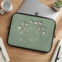 Kind Mind Floral Brain Mental Health Psychology SG