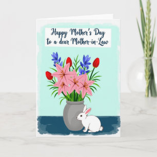 Kind Mothers Day Flower Card