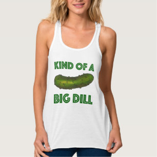 Kind of a Big Dill (Deal) Green Kosher Pickle Singlet