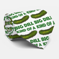 Kind of a Big Dill (Deal) Kosher Green Pickle Tie