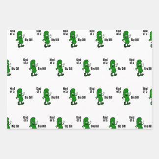 Kind of a Big Dill Pickle Wrapping Paper Sheet