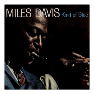 Kind of Blue LP sleeve Poster