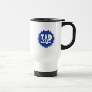 Kind of Tired [Blue] Travel Mug