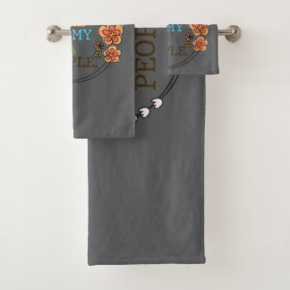 Kind People Are My Kinda People Bath Towel Set