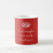 Kind Thoughts Lotus Red Mug