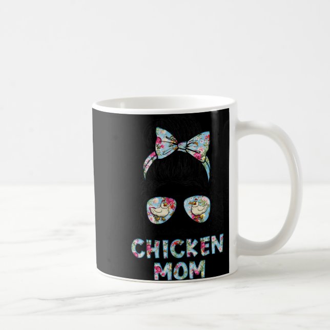 Kinda Busy Being A Chicken Mom New Mom Mother's Da Coffee Mug (Right)