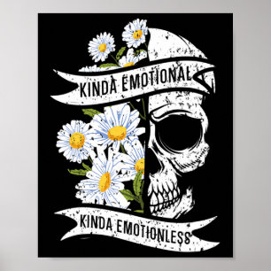 Kinda Emotional Kinda Emotionless Mental Health 1  Poster