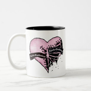 Kinda Emotionless Kinda Emotional Two-Tone Coffee Mug