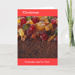 Kinda Fruity Fruitcake Holiday Card