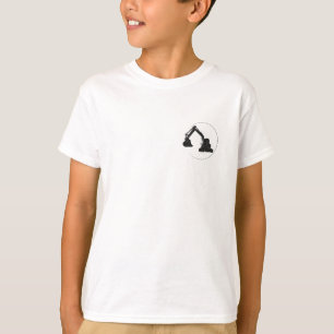 Kinder Basic T-Shirt mit Bagger-Grafik