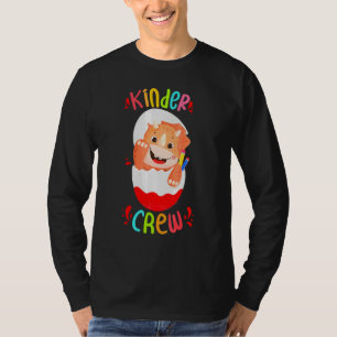 Kinder Crew Cute Dino shirt For Kindergarten Teach