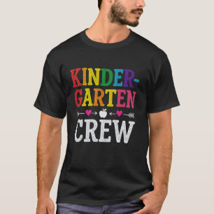 Kinder Crew Funny Kindergarten Teacher 1st Day of T-Shirt