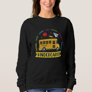 Kinder Crew Kindergarten Teacher 1st Day Of Schoo Sweatshirt