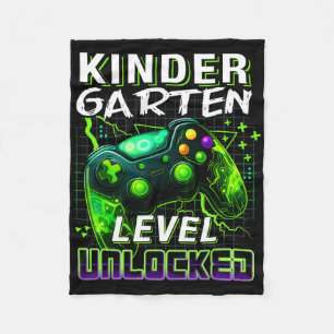 Kinder Garten Unlocked Ck To School Gamer Level Bo Fleece Blanket
